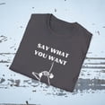 thumbnail image 4 of I CAN'T WAIT TO CLAP BACK FUNNY SKELETON SLANG Unisex Softstyle T-Shirt, 4 of 8