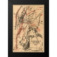 thumbnail image 2 of Unknown 17x24 Black Modern Framed Museum Art Print Titled - Battle of Gettysburg #1, 2 of 5
