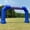 Blue, variant on Wellcomer 20FT Inflatable Event Arch, Polygon Archway with built-in blower - Primary Color