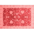 thumbnail image 1 of Ahgly Company Machine Washable Indoor Rectangle Oriental Red Modern Area Rugs, 2' x 4', 1 of 4