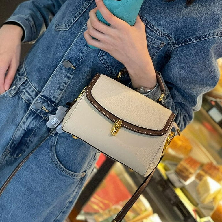 CoCopeaunt Genuine Leather Messenger Female Autumn Winter Bag Women Casual New Handbag Cow Leather Small Square Shoulder Bag Soft Purse Walmart