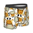thumbnail image 3 of Kll Giraffes Head ,Cartoon Giraffes Men'S Cotton Boxer Briefs Underwear-X-Large, 3 of 9