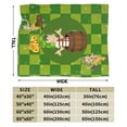thumbnail image 3 of El Chavo Cartoon Del Ocho Blanket Throw Bedding Room Decor Flannel Blankets For Bed Sofa 40"X30", 3 of 6