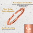 thumbnail image 4 of Wollet Non Magnetic Pure Copper Bracelet Copper Beads Design Bracelet red Copper Handmade Bracelet Anti Rheumatism Women Health Women's Jewelry, 4 of 7