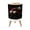Color 4, variant on Small Trash Can with Lid Silhouette Bear Cub Mountain Forest Sunset Vintage Woodland 1.8 Gallon Dog Proof Trash Can Round Garbage Can Waste Bin Wastebasket for Bathroom Bedroom Living Room