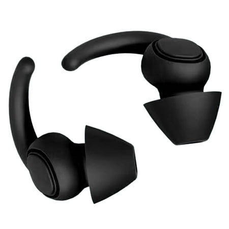 

iaksohdu 1 Set Ear Plugs with Storage Box Sound Insulation Safe Noise Reduction Sleeping Ear Protector Earplugs Daily Use
