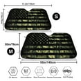 thumbnail image 3 of Uemuo American Flag Camo Pattern Accordion Car Windshield Sun Shade, Foldable Reflective Sun Visor for Car, Reflector Windshield Sunshade-, 3 of 7