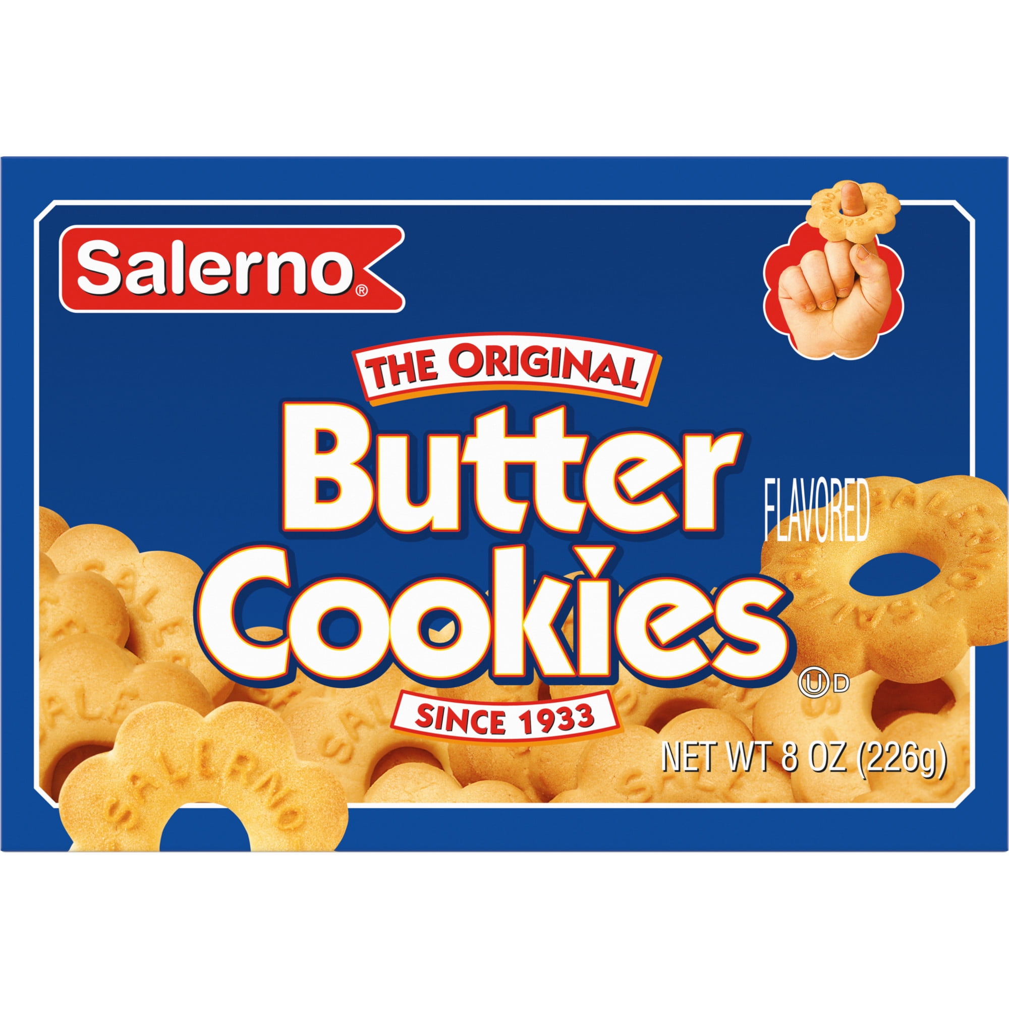 Salerno Original Butter Cookies, 8 oz Box