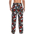 thumbnail image 3 of Picia Paw And Bones Mens Soft Woven Cotton Elastic Waistband Sleep Pajama Pant Lounge Sleep Pant With Pockets And Drawstring-XX-Large, 3 of 9