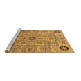 thumbnail image 2 of Ahgly Company Machine Washable Indoor Rectangle Abstract Brown Modern Area Rugs, 8' x 10', 2 of 4