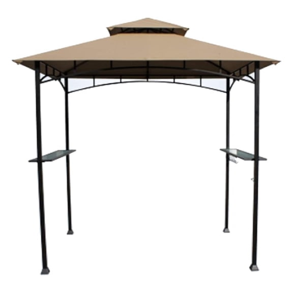 Replacement Canopy Top Cover for The Aldi Gardenline Belavi Shoprite Grill Gazebo - Riplock 350 (Will not fit Any Other Model) - Top Tier 34" x 21", Bottom Tier 96" x 60"