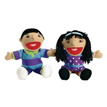 UPC: 0191487019477 | Excellerations Asian Girl & Boy Puppet Pair