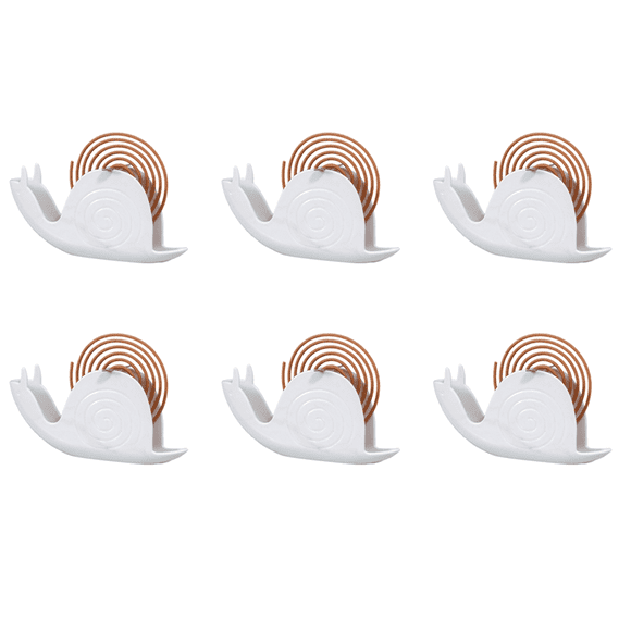 Portable Flying Disc Incense Holder, Snail Incense Holder, Vertical Incense Burner Holder, Camping Incense Holder White