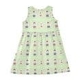 thumbnail image 3 of Girls Dress Christmas Angel Dog Sleeveless Dress for Girls Hem A-Line Casual Sundress, 3 of 7