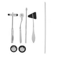 thumbnail image 1 of XYCCA 5Pcs Hospital Percussion Hammer Set Robust Non Slip Stainless Steel Stethoscope Hammer Kit-0826, 1 of 5