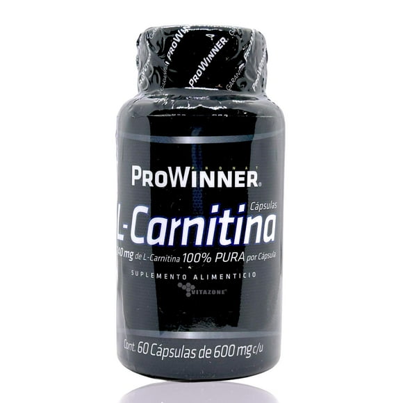 L-Carnitina 600 Mg 60 Cápsulas Prowinner. Prowinner PW-1311