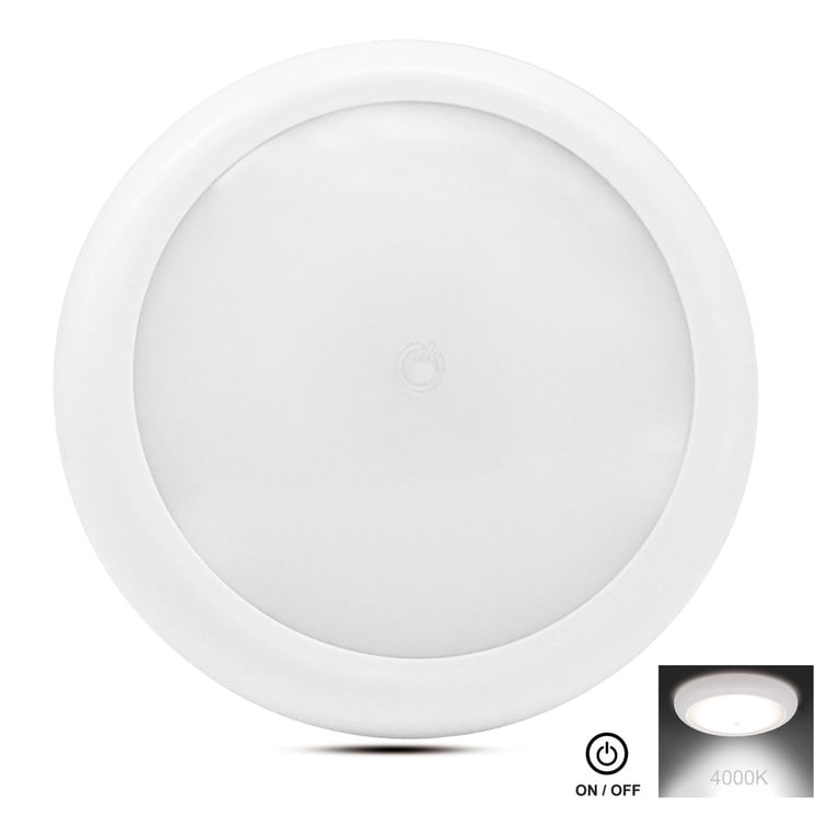 Facon 4.5'' RV LED Interior Ceiling Dome Light 12V W/ Lens Facon 4.5'' RV LED Interior Ceiling Dome Light 12V W/ Lens