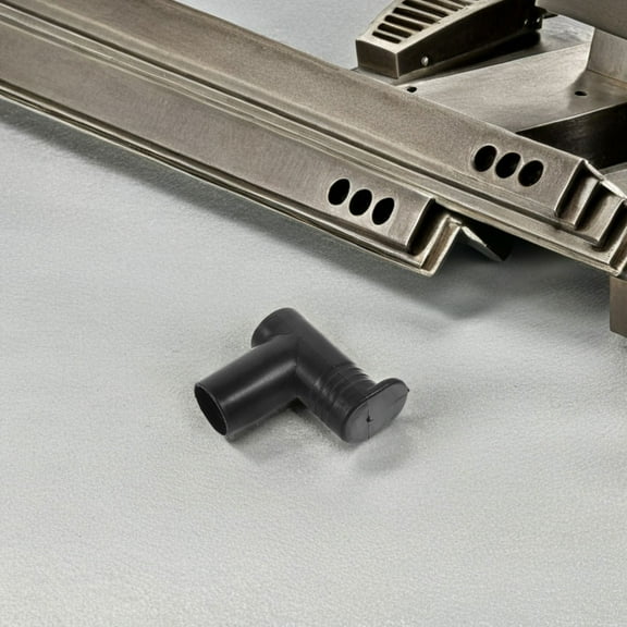 VORCOOL Black Clothes Rack Joint Connector for Closet Rod End Supports and Wardrobe Tube Support