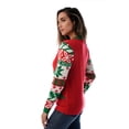 thumbnail image 2 of #followme Womens Ugly Christmas Sweater - Sweaters for Women (Red - Christmas Tree, Medium), 2 of 3