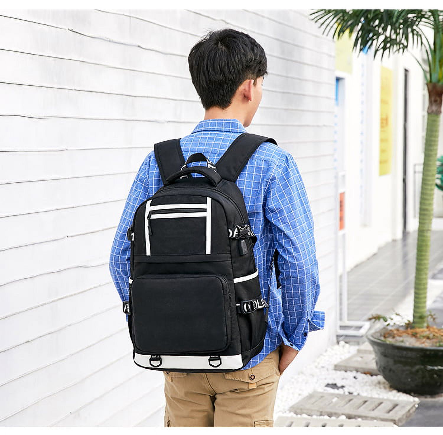 Spy x Family Unisex Backpack with USB Charging and Laptop Protection ...