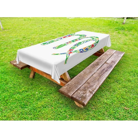 

Zodiac Virgo Outdoor Tablecloth Floral Symbol with Blossoms and Green Leaves Artistic and Colorful Ornaments Decorative Washable Fabric Picnic Tablecloth 58 X 104 Inches Multicolor by Ambesonne