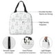 thumbnail image 4 of Easygdp Heart Rabbit Bolsa Térmica Premium - Tela Oxford Impermeable, Gran Capacidad, Bolsillo Frontal, Unisex para Trabajo, Escuela, Actividades al Aire Libre y Picnics, 4 of 8
