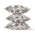 thumbnail image 2 of Watercolor Lilac Bulb Indoor/Outdoor Pillow with Removable Cover in White Pink Gray 26x26, 2 of 4