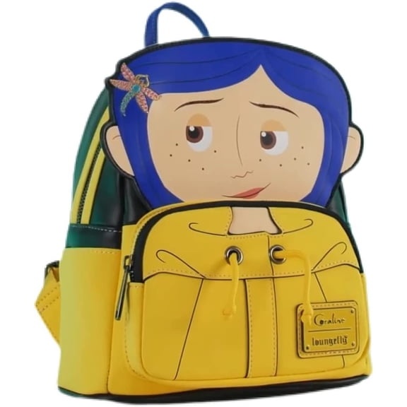 Loungefly Coraline Raincoat Cosplay Mini Backpack