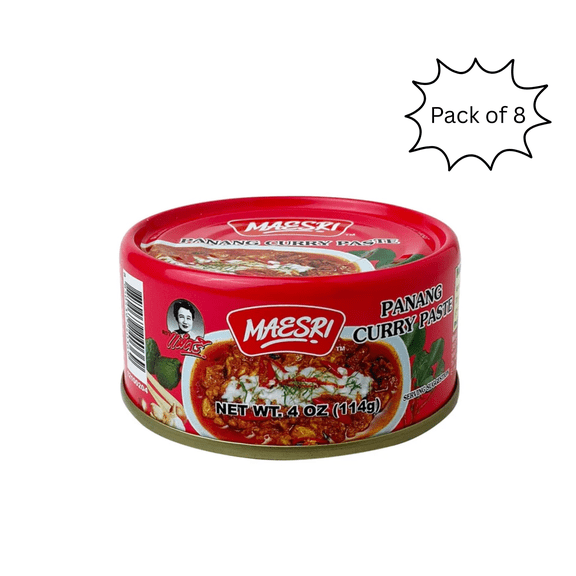 Maesri Thai Panang Curry Paste - 4 Oz (Pack of 4)