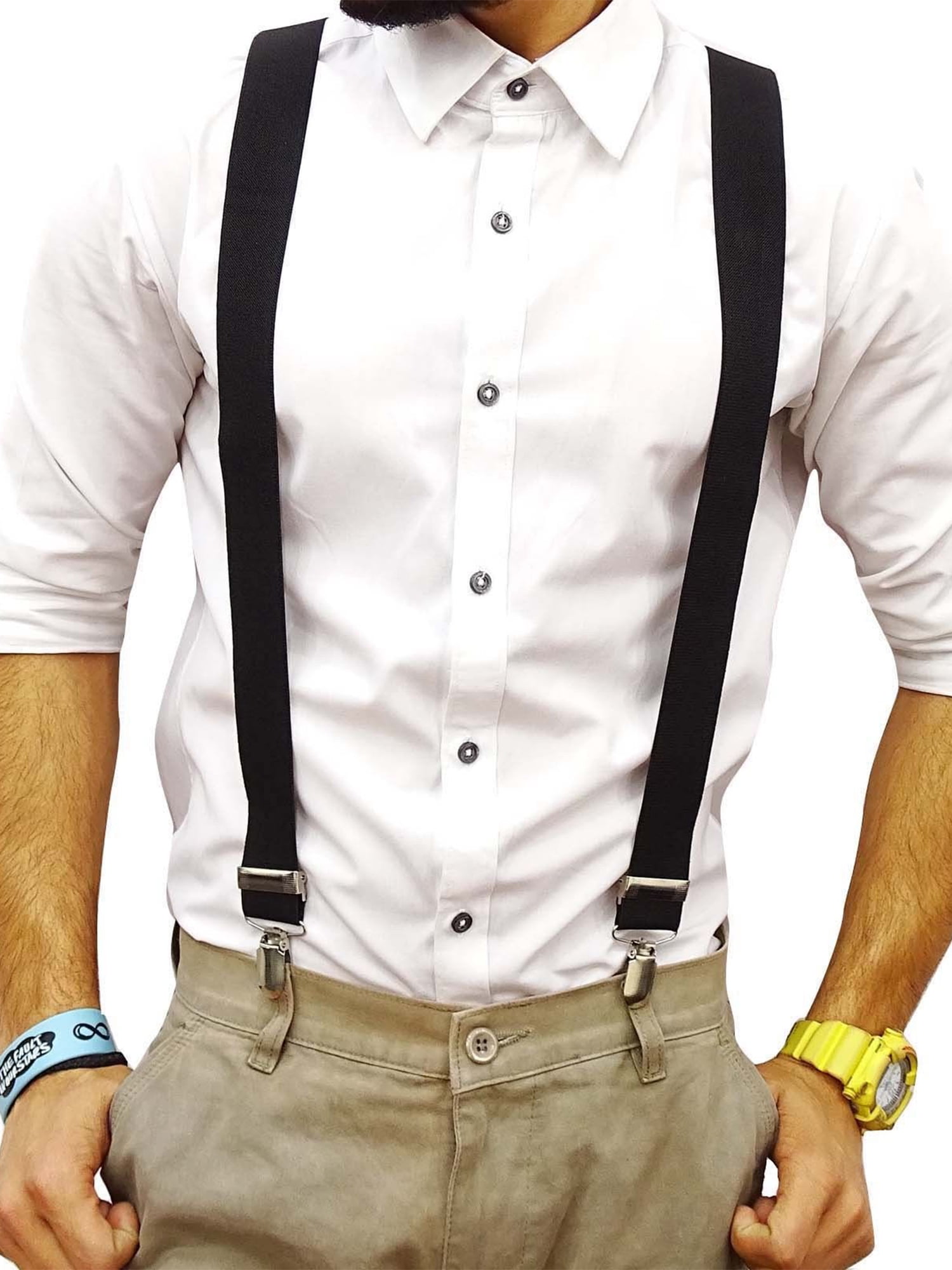 dress shirt with straps