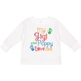 thumbnail image 3 of Inktastic My Gigi and Poppy Love Me Boys or Girls Long Sleeve Toddler T-Shirt, 3 of 5