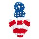 thumbnail image 2 of Decoraciones para el Día de los Caídos, decoraciones para el 4 de julio, Estados Unidos de América, Día de la Independencia, corona de rosas para colgar en la puerta, decoraciones para el Día de la In, 2 of 6