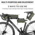 thumbnail image 4 of Bike Front Bag Large Capacity Storage Outside Waterproof Multifunction Riding Bag Mountain Bike Front Bag, 4 of 8
