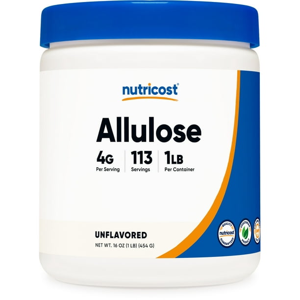 Nutricost Allulose Sweetener (1 lb) Natural Sugar Alternative