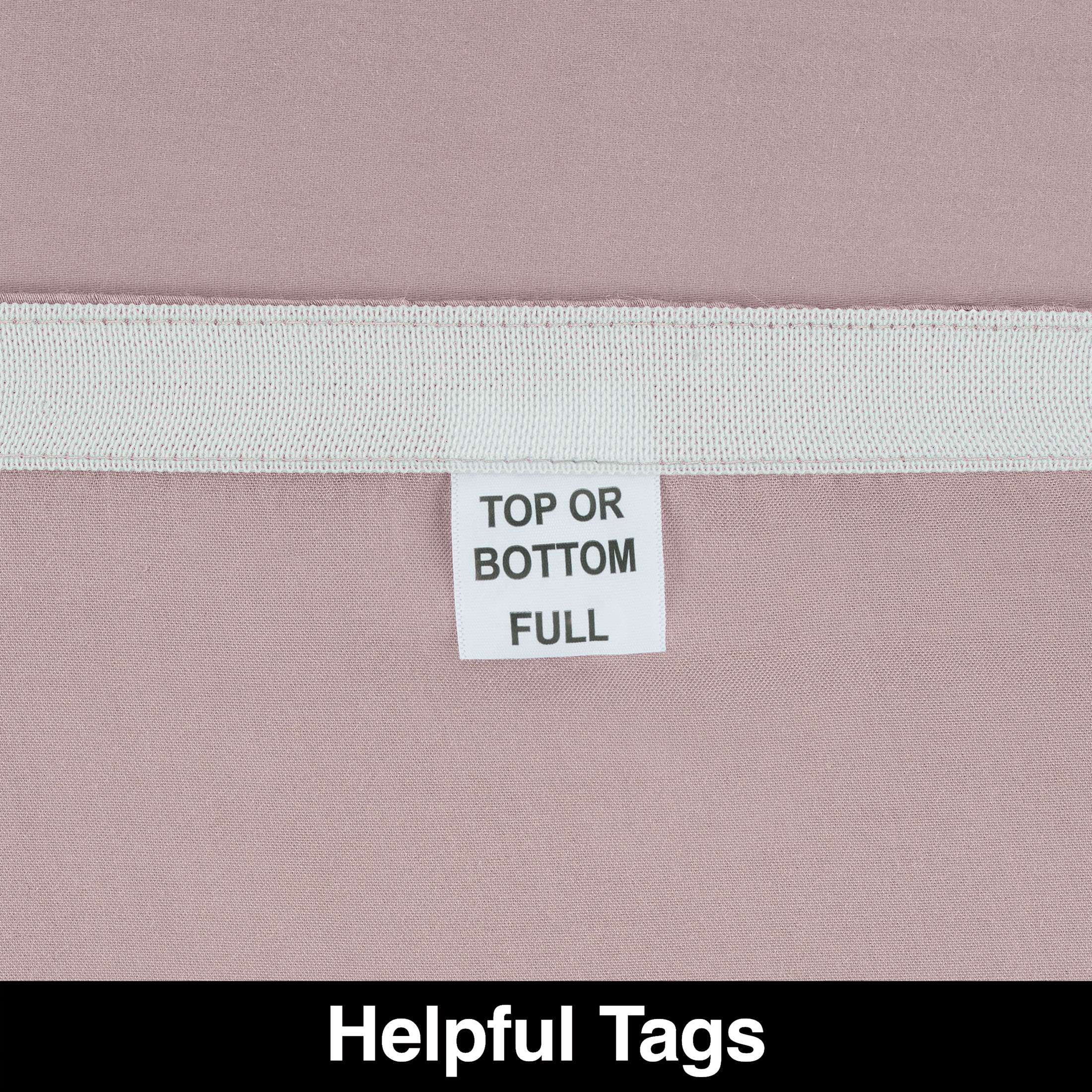 Allswell Soft & Silky 4-Piece Mauve Dream Viscose from Bamboo Sateen Bed Sheet Set, Queen
