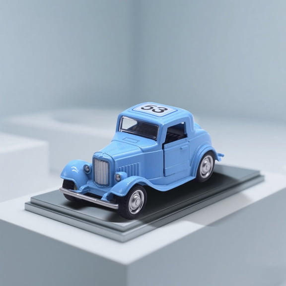 Educational Hardtop Car Model Classic Retro Vehicle Collectible Brain Teaser Toy for Kids