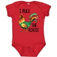 thumbnail image 3 of Inktastic Farmer I Rule The Roost Rooster Boys or Girls Baby Bodysuit, 3 of 5