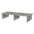 thumbnail image 1 of Pemberly Row Contemporary Wood Large Monitor Riser for TVs up to 42" in Gray, 1 of 5