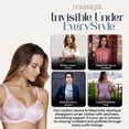 thumbnail image 5 of Dominique Mystique Minimizer Bra #7000 – Seamless Full Figure Underwire Lingerie for Women, Smooths & Shapes, 5 of 6