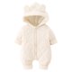 thumbnail image 1 of Ropa de una pieza de otoño e invierno para bebés; ropa de gateo para niños y niñas (Beige), 1 of 6