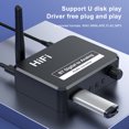 thumbnail image 4 of Adaptador de audio de altavoz analógico al analógico RCA Velocidad rápida Receptor compatible con Bluetooth con antena externa Equipo de sonido Inevent EL014514-00B, 4 of 7