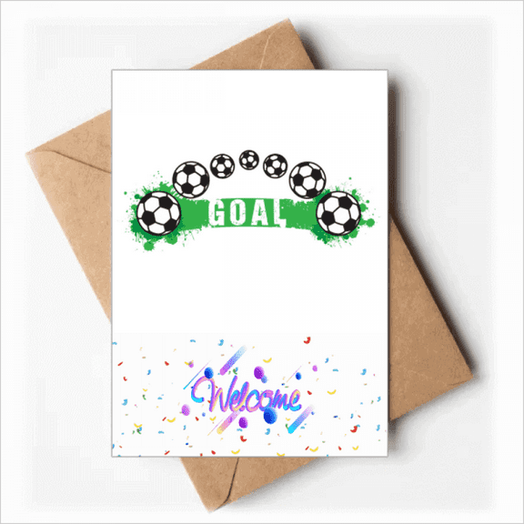 Bridge Soccer Football Sports Welcome Back Greeting Cards Envelopes Blank