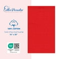 thumbnail image 5 of Cotton Paradise 100% Cotton Turkish 4 Piece Hand Towel Set, Soft Absorbent Face Towels Clearance Set, Red, 5 of 6