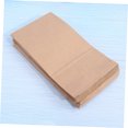 thumbnail image 3 of OULII 100Pcs Yellow Kraft Paper Food Pouch Takeaway Packaging Bag for Cookies and Snacks, 3 of 8