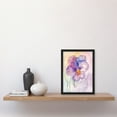 thumbnail image 4 of Artery8 Single Pansy Modern Watercolour Purple Floral Living Room Artwork Framed Wall Art Print A4, 4 of 5