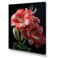 thumbnail image 2 of Designart "Elegance of Pink Lily Flowers II" Floral Canvas Wall Art - Modern Pink Lily Entryway Wall Art Print, 2 of 6