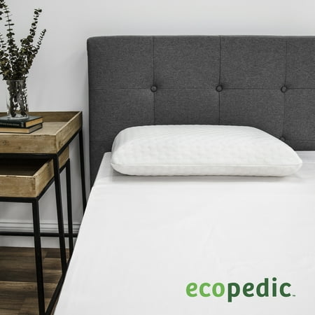 Ecopedic Latex Foam Traditional Bed Pillow Walmart Com