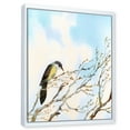 thumbnail image 3 of Designart 'Bird Sitting On Old Bare Tree With Blue Cloudy Sky' Traditional Framed Canvas Wall Art Print, 3 of 5