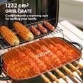 thumbnail image 4 of Outsunny Barbecue au Charbon, Gril Barbecue Pliable avec Grille de Réchauffement, 4 of 10