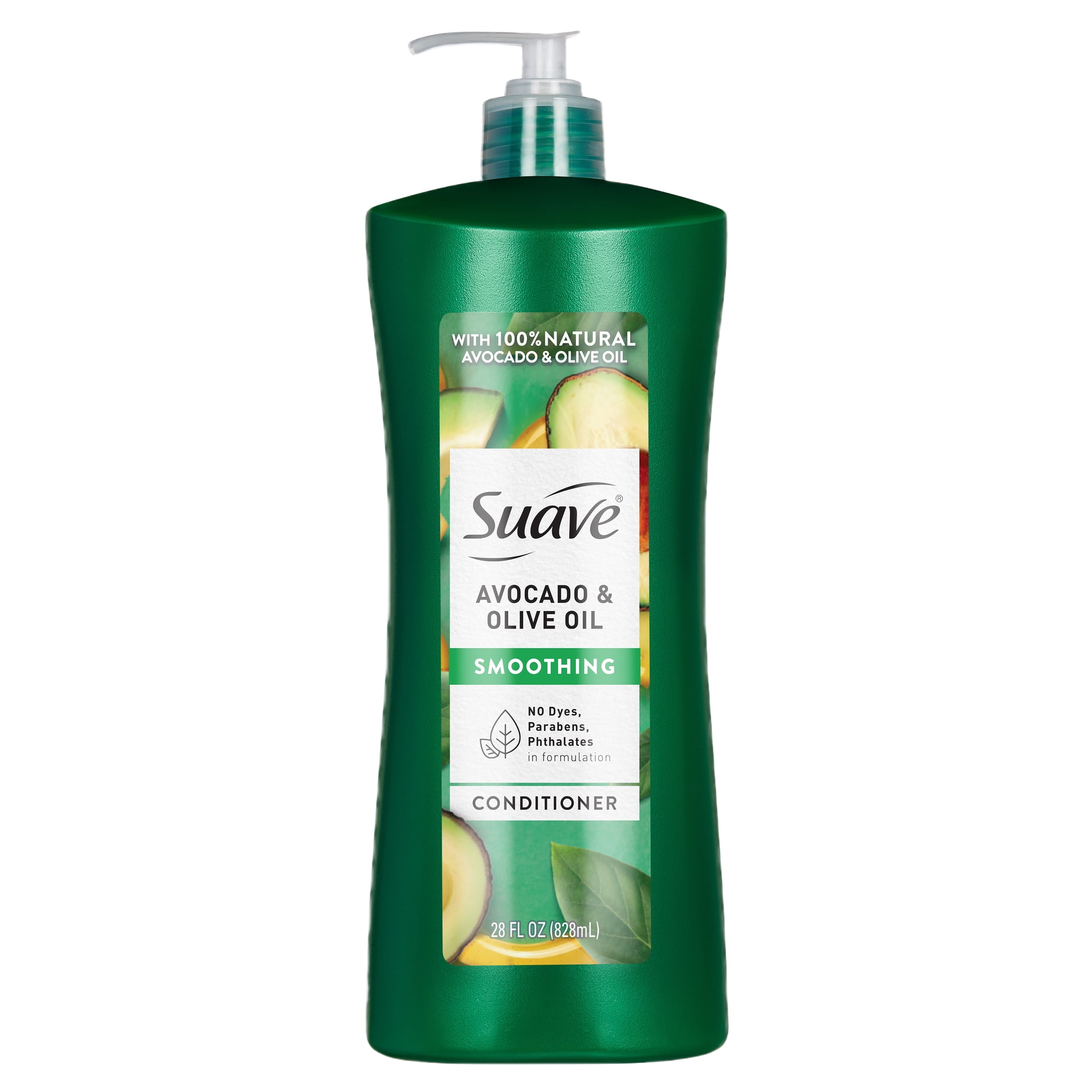 Suave Professionals Avocado & Olive Oil Conditioner with Pump, Smoothing, 28 fl oz